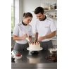 Veste de cuisine manches courtes Blanches avec maille respirante