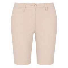 Bermuda chino femme beige...