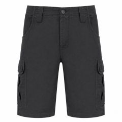 Bermuda multipoches homme gris
