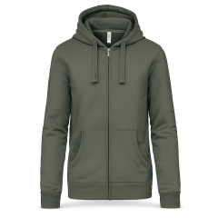 Sweat-shirt zippé à capuche...