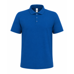 Polo piqué homme bleu...
