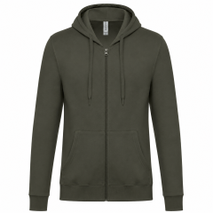 Sweat zippé à capuche...