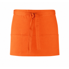 Tablier court orange 3...