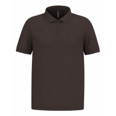 Polo piqué homme chocolat...