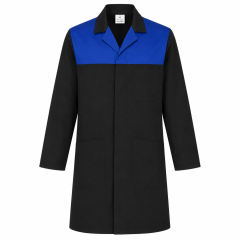 Blouse de travail noire et...