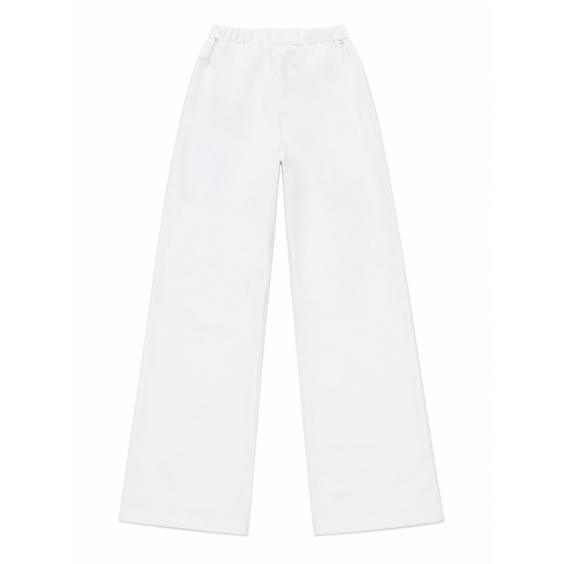 Pantalon médical blanc pour femme