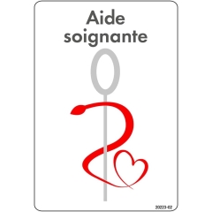 Caducée Coeur Aide Soignante