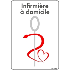 Caducée Coeur Infirmière à...