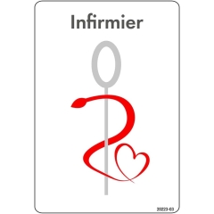 Caducée Coeur Infirmier