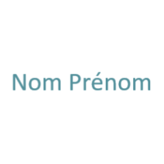 Broderie Nom Prénom en vert...