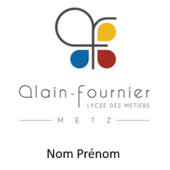 Broderie Logo Lycée Alain...