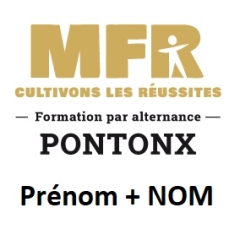 Broderie Logo de la MFR...