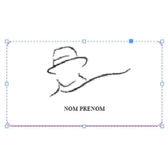 Étiquette Logo Lycée et Nom...