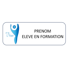 Étiquette DTF Logo de...