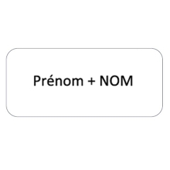 Marquage Prénom Nom