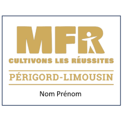 Marquage Logo MFR Beynac +...