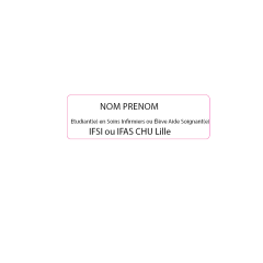 Étiquette Nom+Prénom+Section