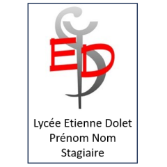 Marquage Lycée Etienne Dolet