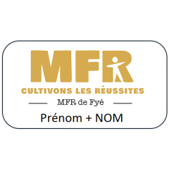 Marquage Logo MFR de Fye +...