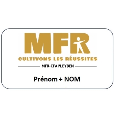 Marquage Logo MFR de...
