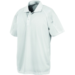 Polo White Maille fine et...