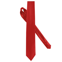 Cravate satinée Rouge...