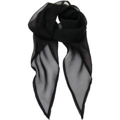 Foulard Mousseline Noir –...