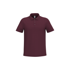 Polo Piqué Homme Bordeaux...