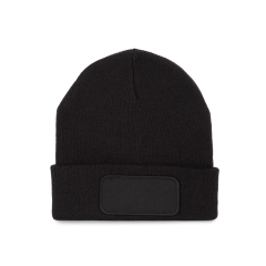 Bonnet avec patch Black