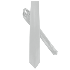 Cravate satinée Silver