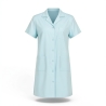 Blouse medicale femme Graziella bleu ciel manches courtes - packshot fond blanc