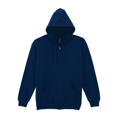 Sweat Zippé Capuche Marine...