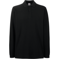 Polo manches longues noir...