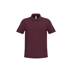 Polo Piqué Homme Bordeaux...
