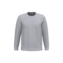 Sweat Col Rond Unisexe Gris...