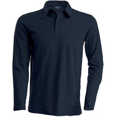Polo manches longues Gris foncé