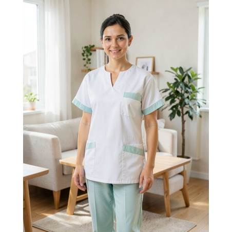 Marinière médicale Helene — mise en situation : Aide à domicile, Produit seul