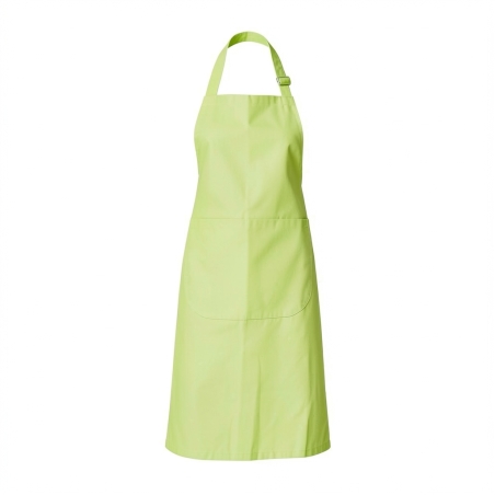 Tablier de cuisine couleur vert Lime — photo packshot produit sur fond blanc