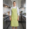 Tablier de cuisine couleur vert Lime — mise en situation : Cuisine / restauration, Portrait individuel