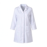 Blouse de travail femme col tailleur — entretien et collectivités — photo packshot produit sur fond blanc