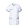 Blouse medicale infirmiere Julia parement Ciel poches et manches — photo packshot produit sur fond blanc