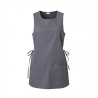 Tablier blouse chasuble Grise foncé — photo packshot produit sur fond blanc