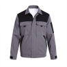 Blouson de travail gris noir Coton/polyester / 310 gr/m² — photo packshot produit sur fond blanc