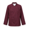 Veste de cuisine manches longues — photo packshot produit sur fond blanc