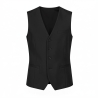 Gilet serveur homme Fe Men – Noir — photo packshot produit sur fond blanc