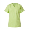 Marinière médicale Vert Lime Benjie — photo packshot produit sur fond blanc