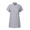 Tunique medicale Grise col Mao — photo packshot produit sur fond blanc