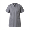 Tunique de travail Grise Médical dentiste vétérinaire — photo packshot produit sur fond blanc
