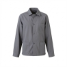 Veste de travail grise premier prix — photo packshot produit sur fond blanc