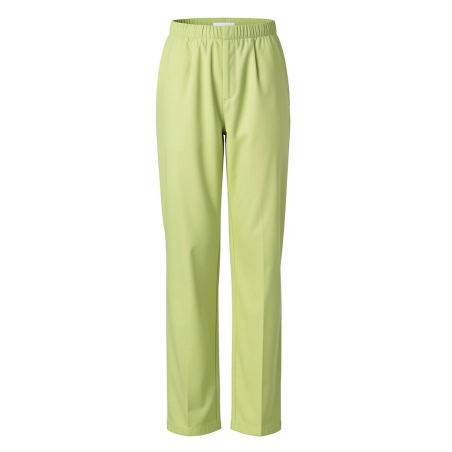 Pantalon médical Clarisse – Coloris Lime — photo packshot produit sur fond blanc